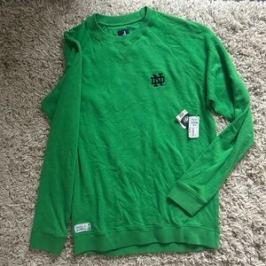 johnnie-O Green Crewneck Sweater with Collegiate Style